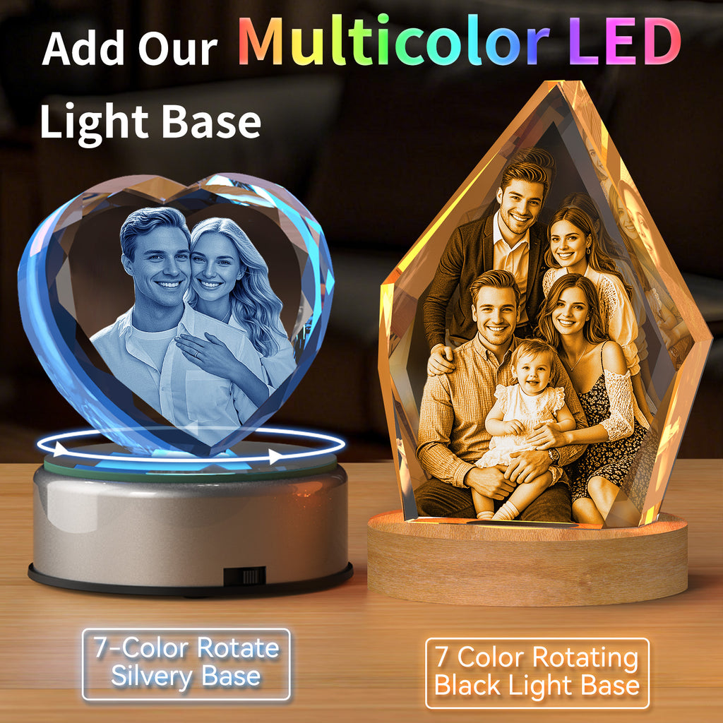 RUIOU 3D Crystal Photo Iceberg