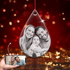 Crystal Ornament, Crystal Keepsake,Droplet Crystal Ornament