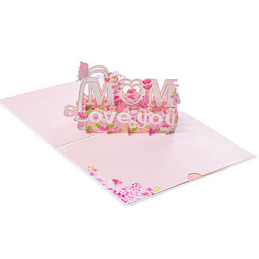 Biglietto d'auguri 3D per la festa della mamma