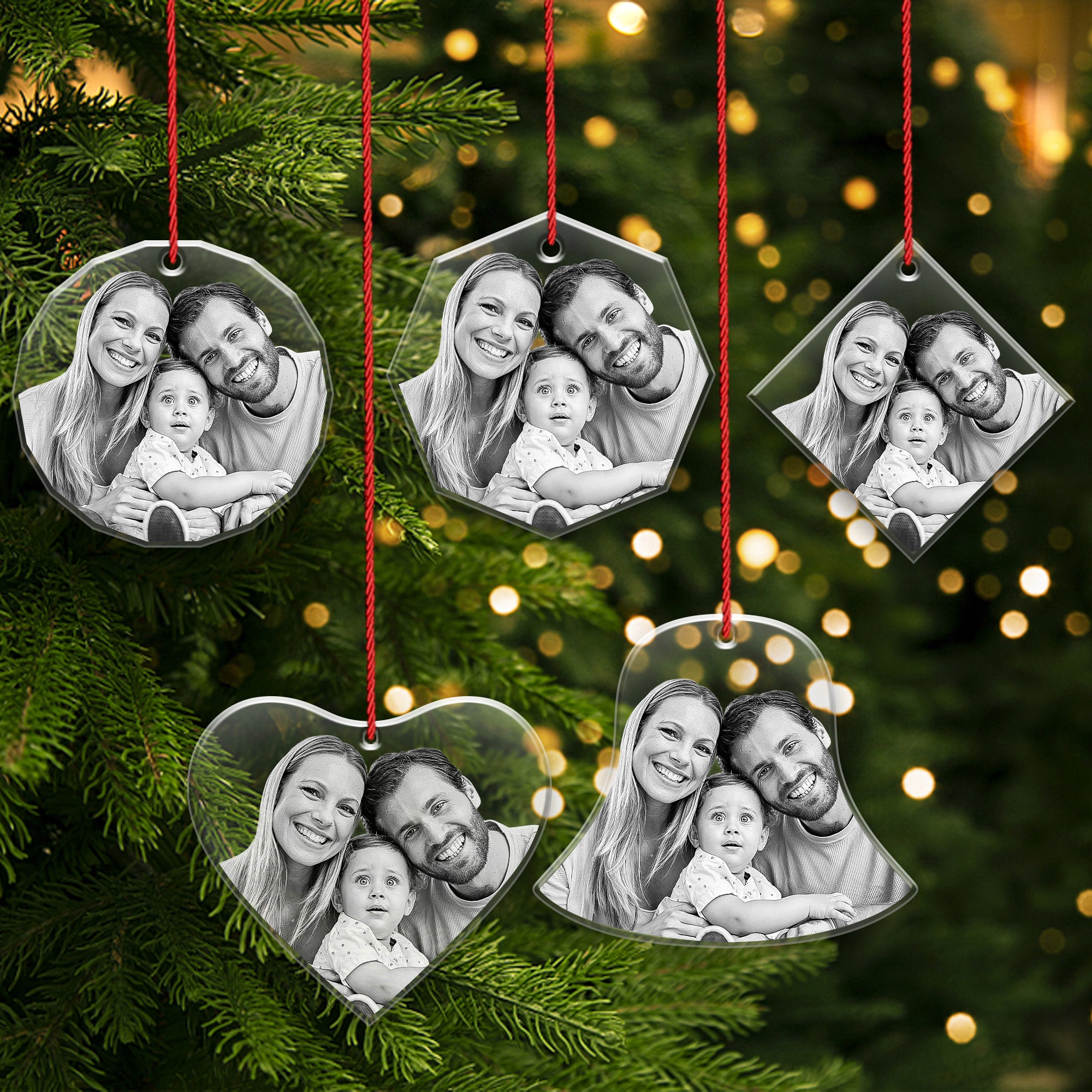 Crystal Ornament, Crystal Keepsake,Droplet Crystal Ornament