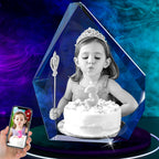 RUIOU 3D Crystal Photo Iceberg