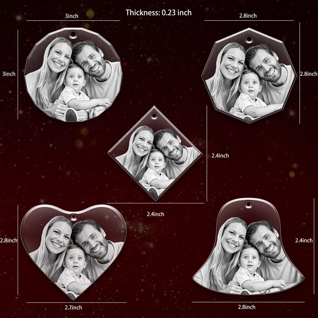 Crystal Ornament, Crystal Keepsake,Droplet Crystal Ornament