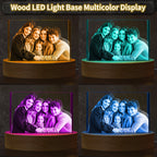 RUIOU 3D Crystal Photo Cube Landscape