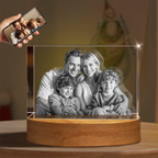 3D Crystal Photo Cube Landscape