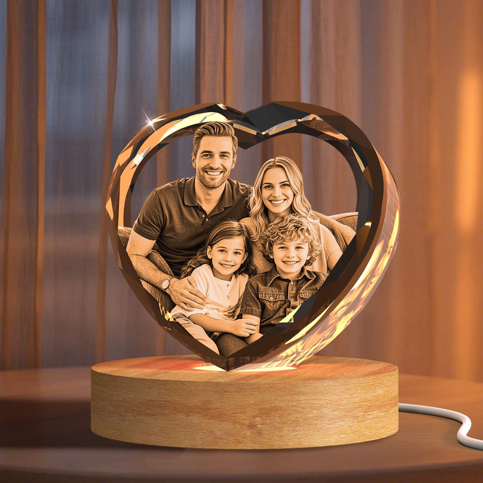 Colorful Light Base 1 Color Wood Light Base