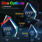 RUIOU 3D Crystal Photo Iceberg