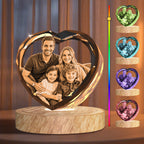 Colorful Light Base 1 Color Wood Light Base