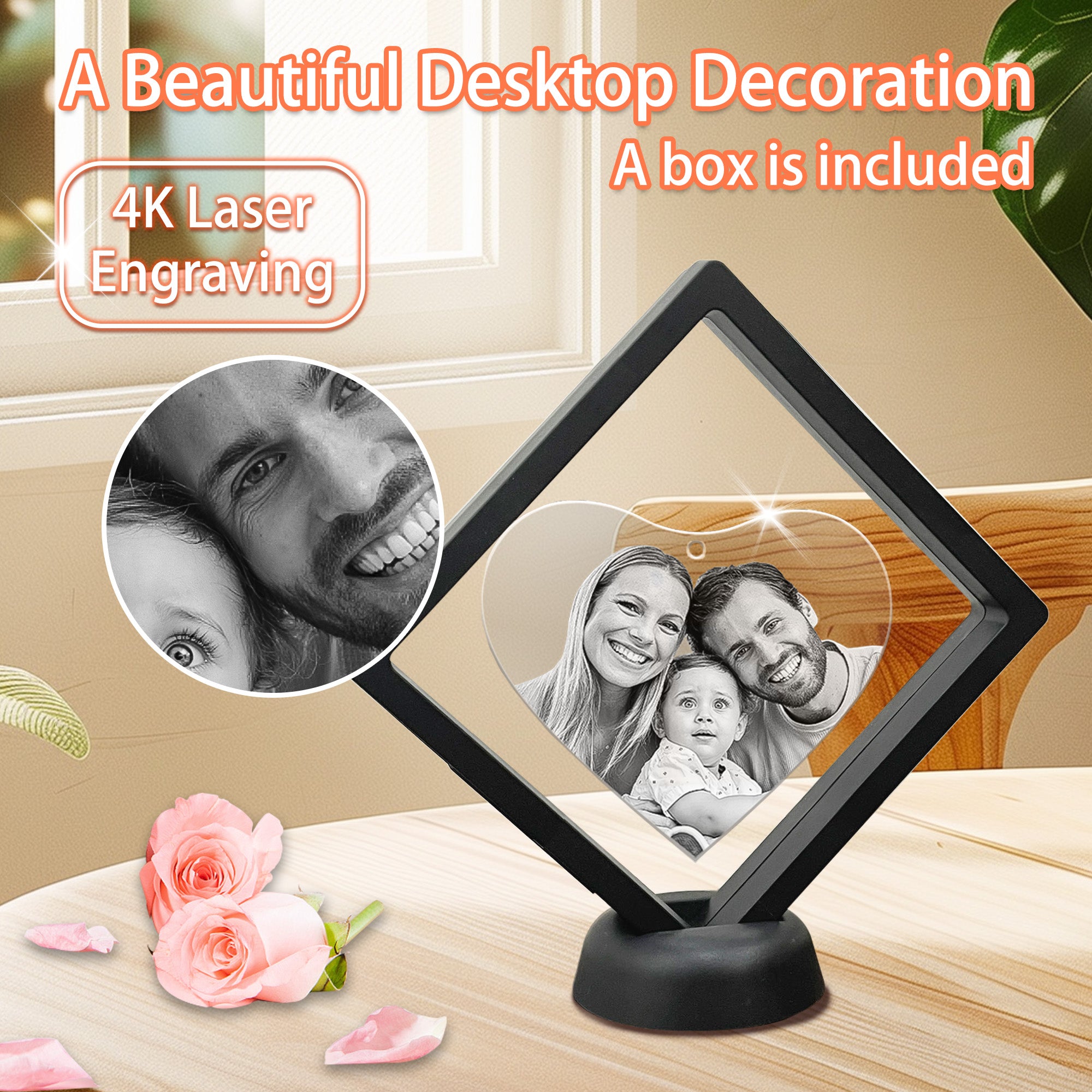 Crystal Ornament, Crystal Keepsake,Droplet Crystal Ornament