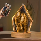 3D Crystal Photo Iceberg