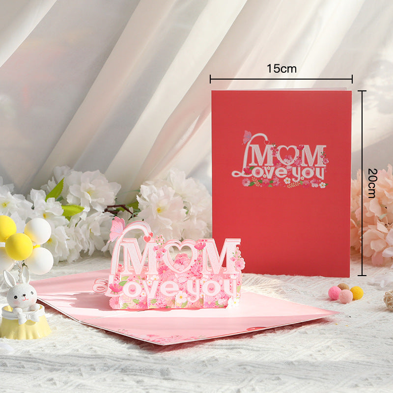 3D Mother's Day Greeting Card