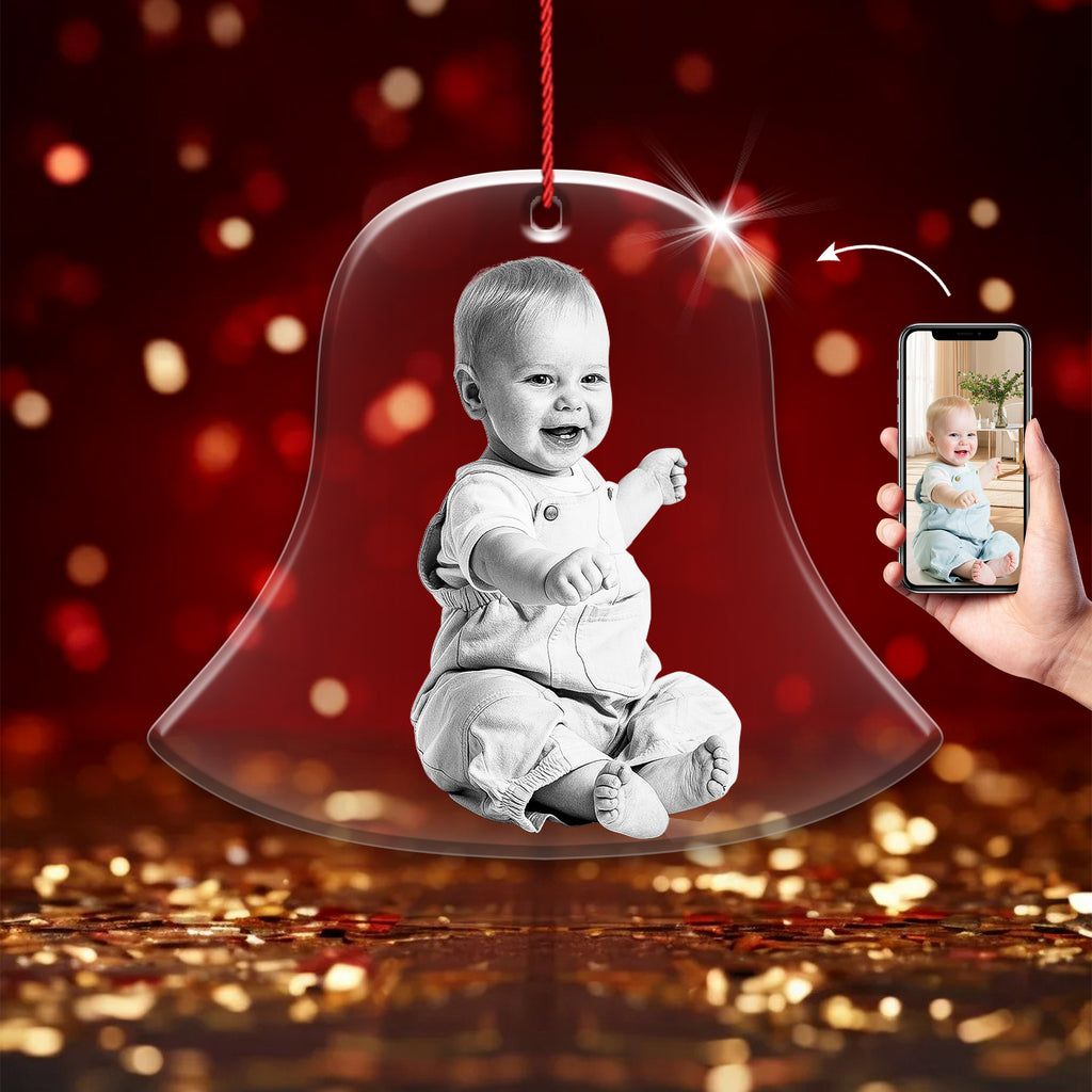 Crystal Ornament, Crystal Keepsake,Bell Crystal Ornament