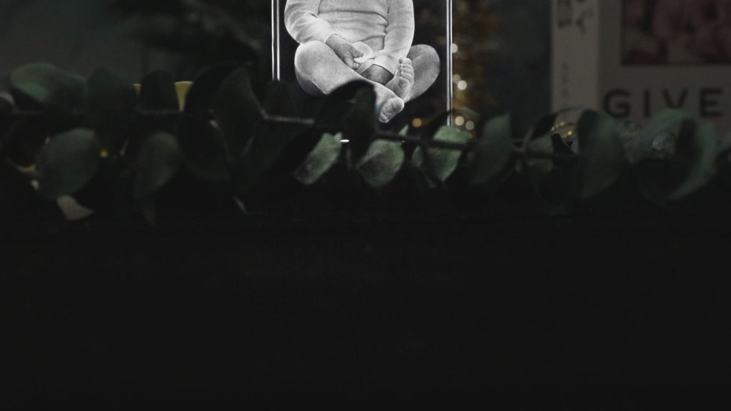 RUIOU 3D Crystal Photo Heart